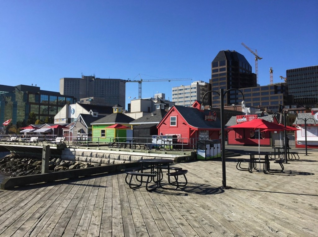 Halifax waterfront in Nova Scotia Canada