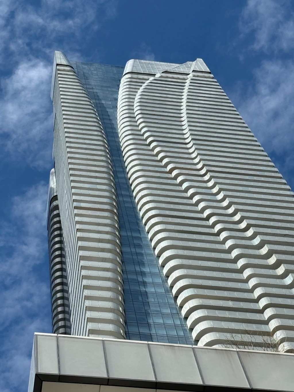 Modern residential condo building in Canada